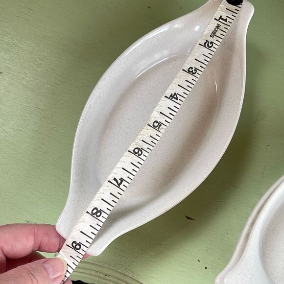 Oven proof made in Japan stoneware Au Gratin dish speckled set of 3. Midcentury - Picture 10 of 12